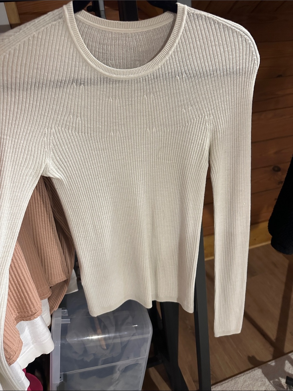 Lululemon ivory crewneck sweater